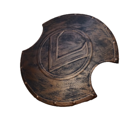 Bronze spartan shield Mini