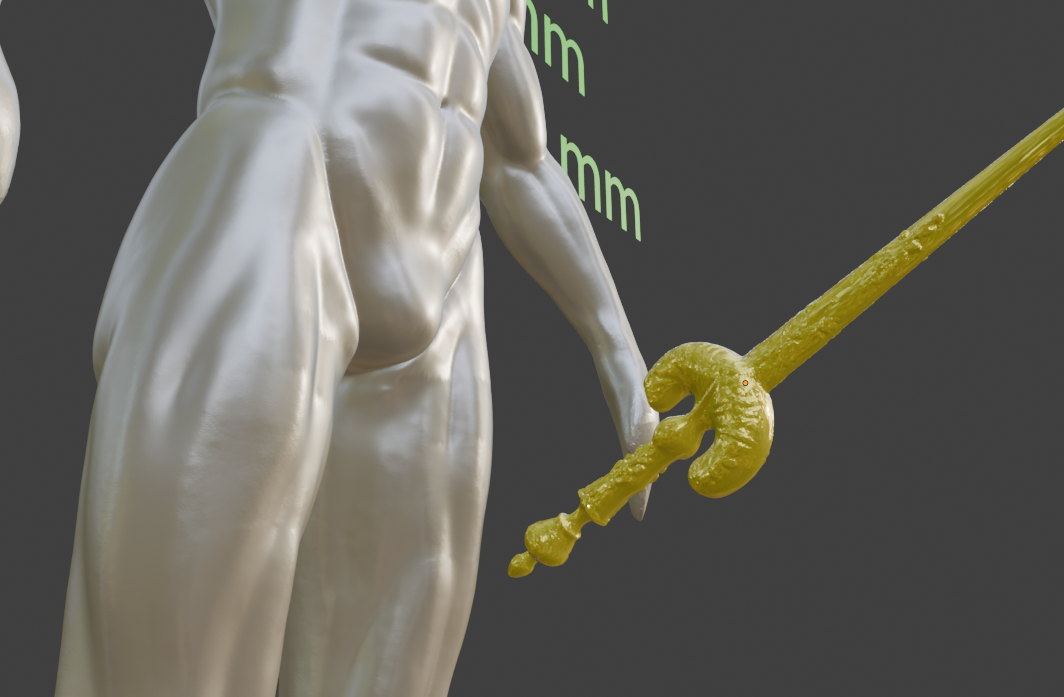 Miniature Ornamental Sword, Straight Mini Format