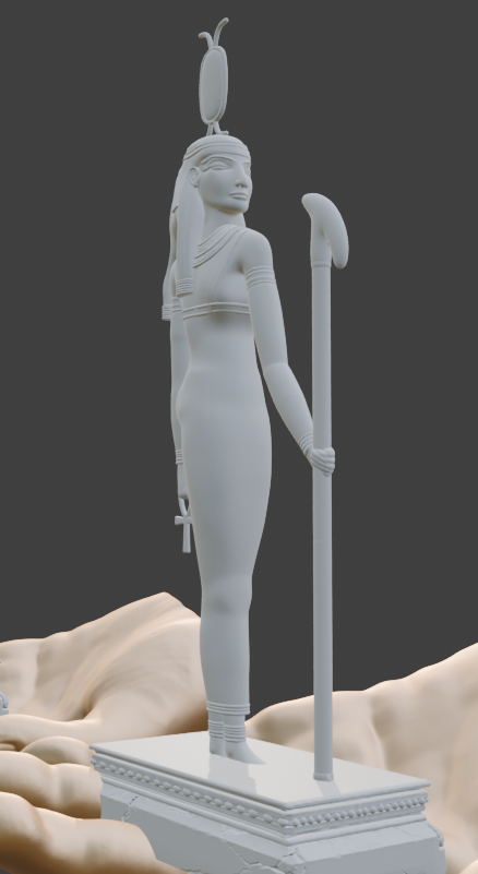 Neith Statue | Egyptian Goddess of War & Creation Sculpture | Ancient Egypt Goddess of Wisdom, Hunting & Protection | Egyptian Mythology Decor