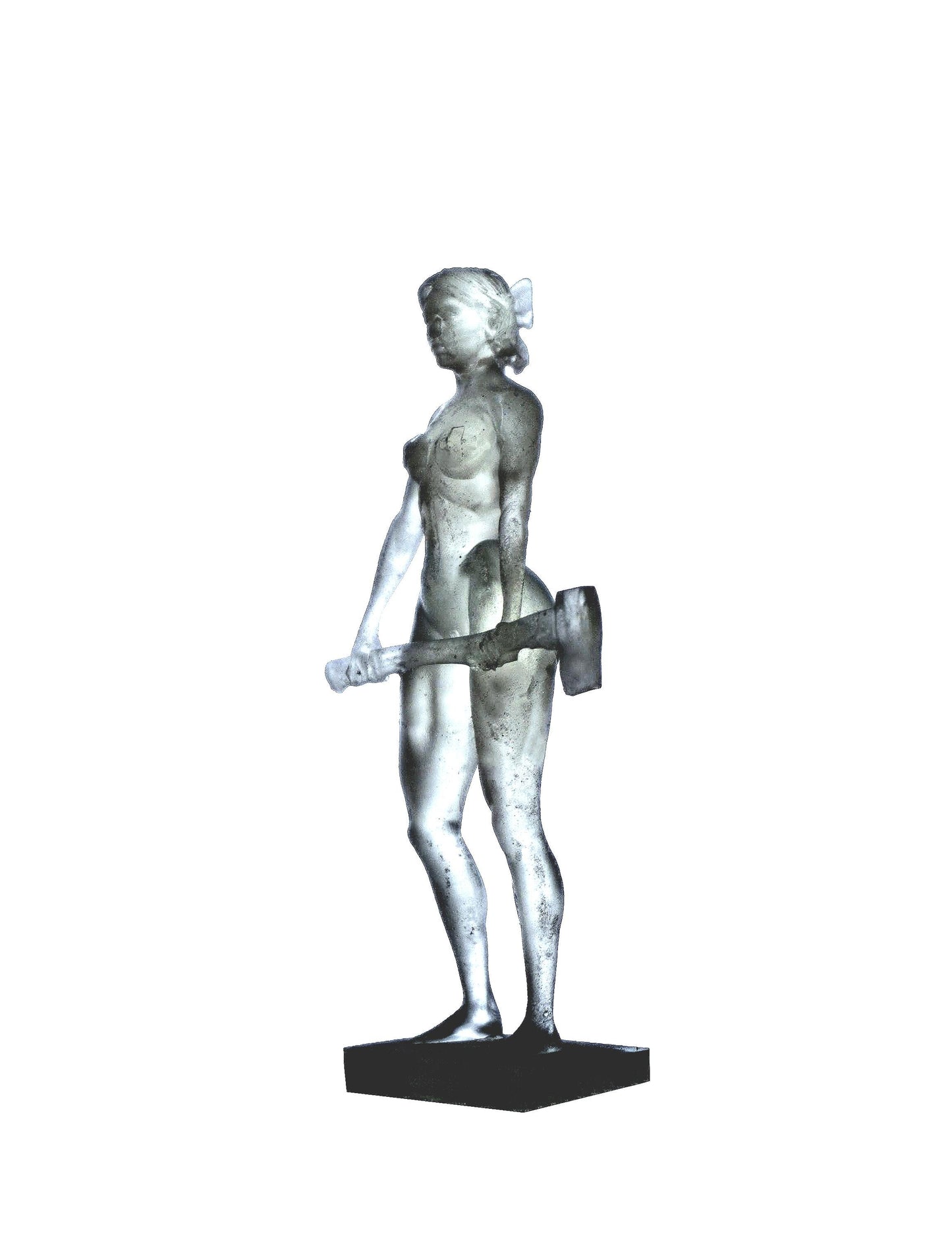 Crystal clear Pearl / Maxxxine – Horror movie Woman Statue