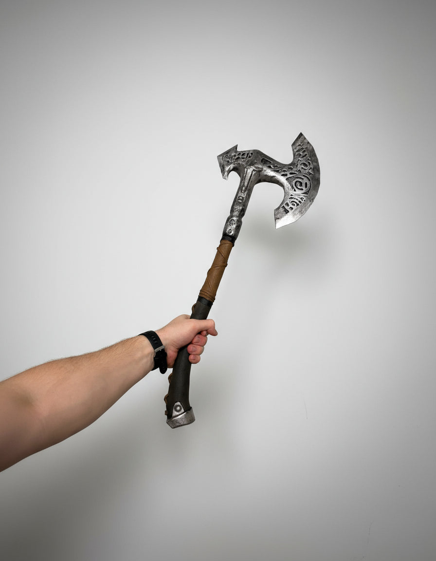 Steel Axe , Realistic Size  | Viking