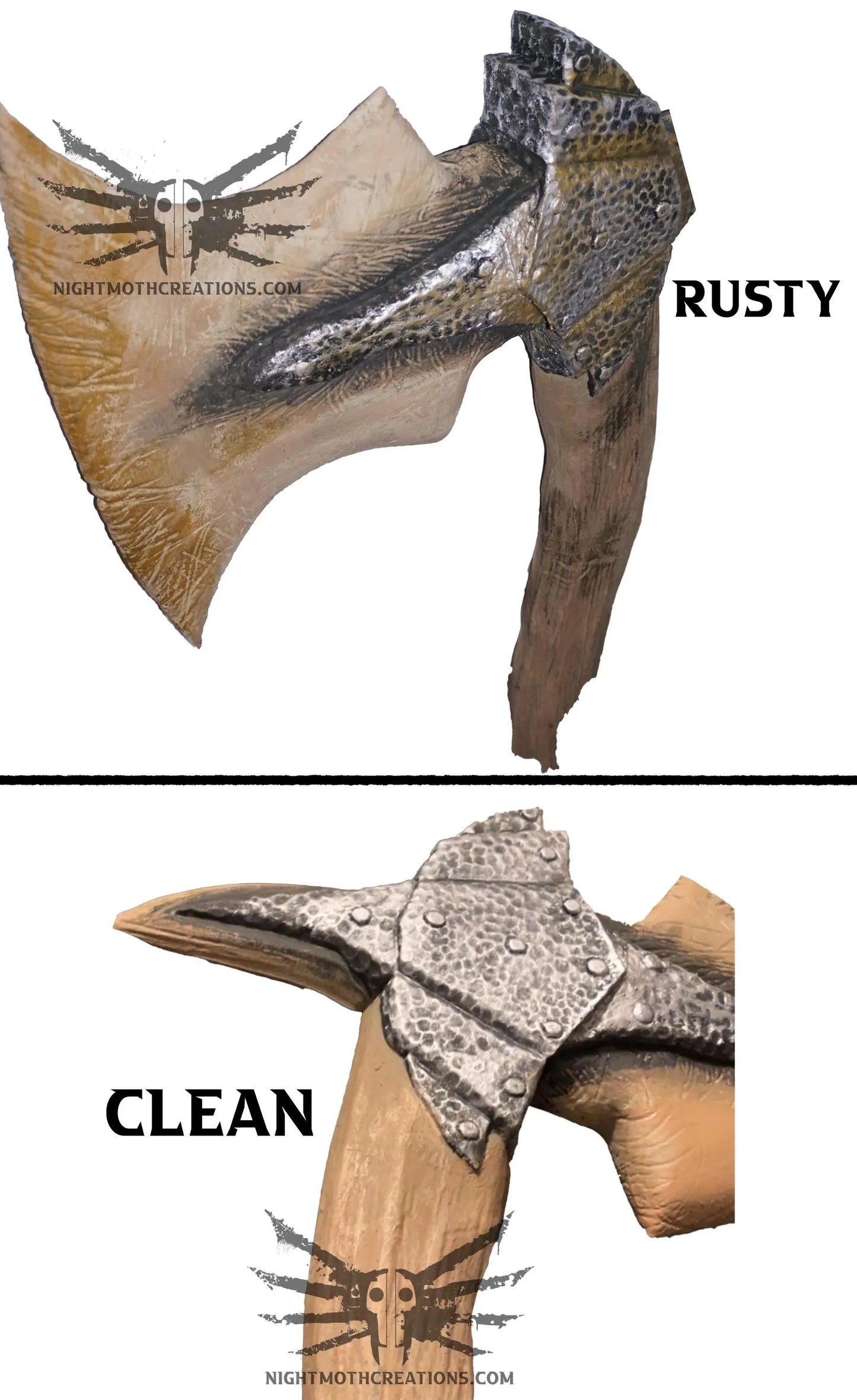 Dragon Bone Axe  Realistic Size  | Viking