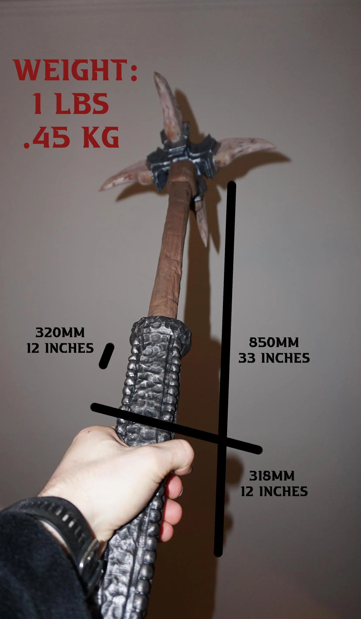 Dragon Bone Mace Realistic Size  | Viking