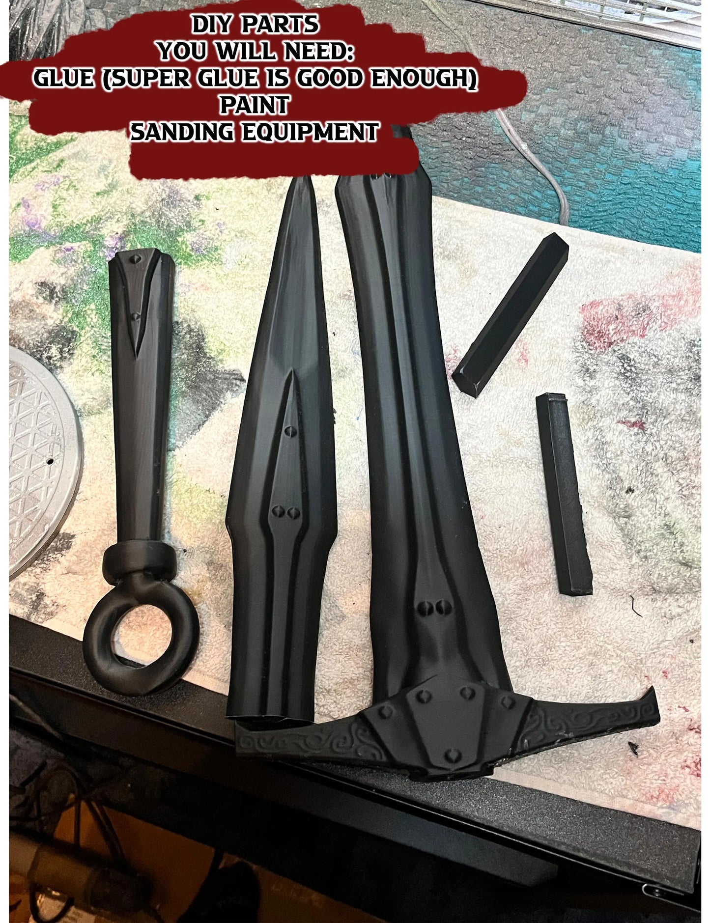 Dragon Bone Great Sword Realistic Size  | Viking | Ancient Nord Weapon | Dragonborn