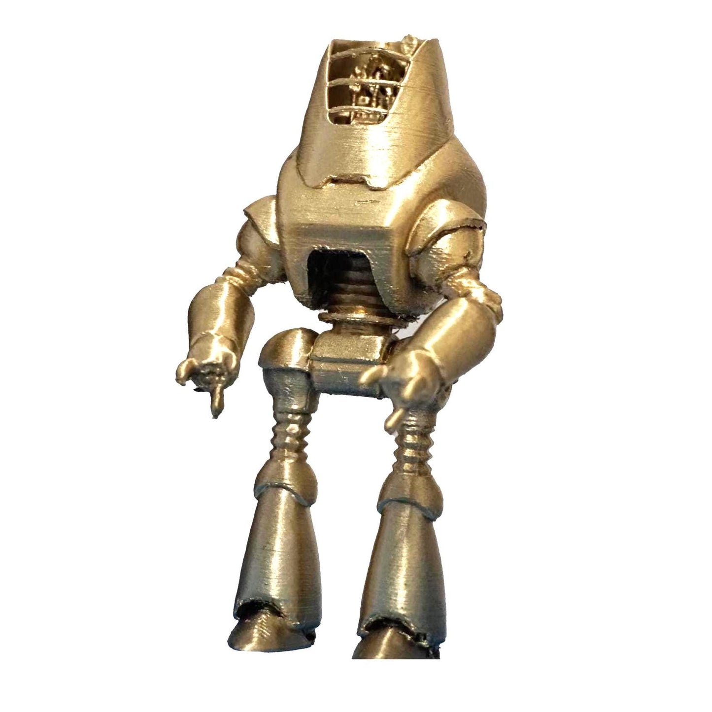 Protectron Handmade Dark sci fi Robot Figurine