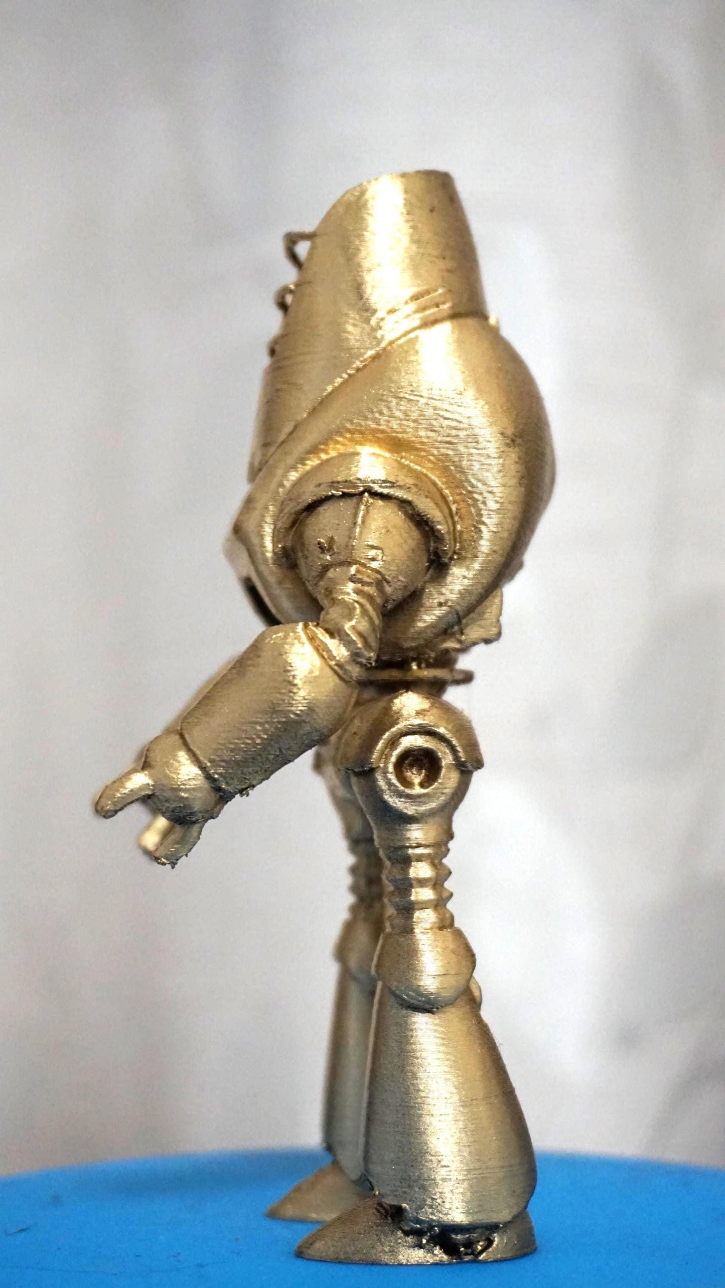 Protectron Handmade Dark sci fi Robot Figurine