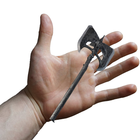 Wuuthrad Replica Axe, Mini Miniature Format, 1:2 to 1:16 Scale