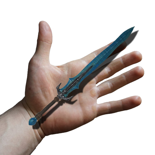 Stalhrim Great Sword Miniature, ABS Resin, Tabletop Display Option