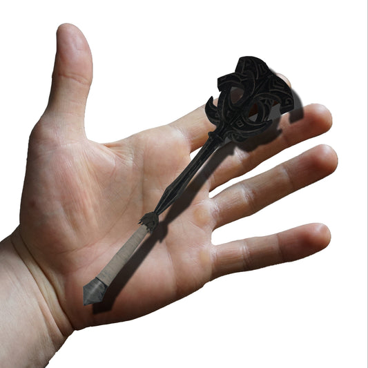 Miniature Nordic Mace, 1:12 Scale ABS Resin Miniature Format