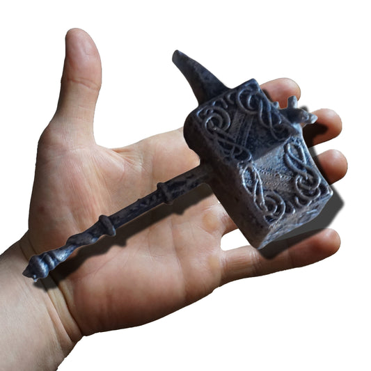 Battle Hammer Miniature, 350X700X900 Mm Scale Options, Abs Resin