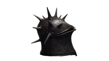 Miniature Knight Helmet Replica, Elite Spiked Design, 1:2 to 1:16 Scales