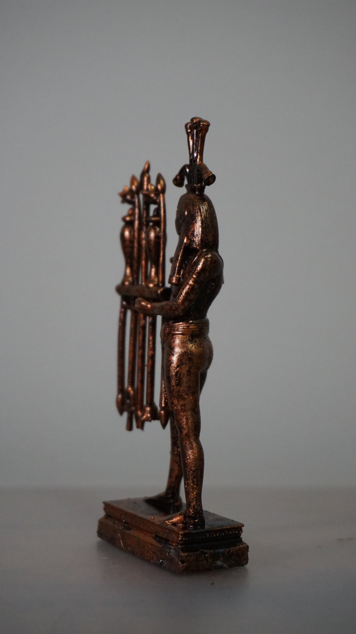 Egyptian Nile God Statue, Hand-Carved Resin Sculpture, Ancient Fertility Decor