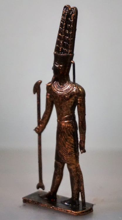 Amun-Ra Statue, Handmade Egyptian Sun God Sculpture, Resin Decor