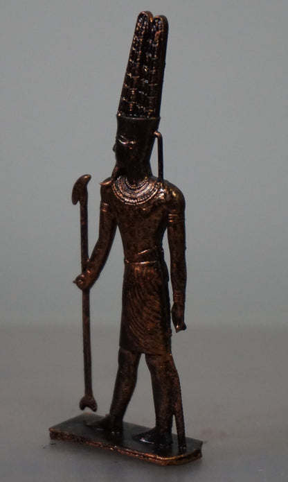 Amun-Ra Statue, Handmade Egyptian Sun God Sculpture, Resin Decor