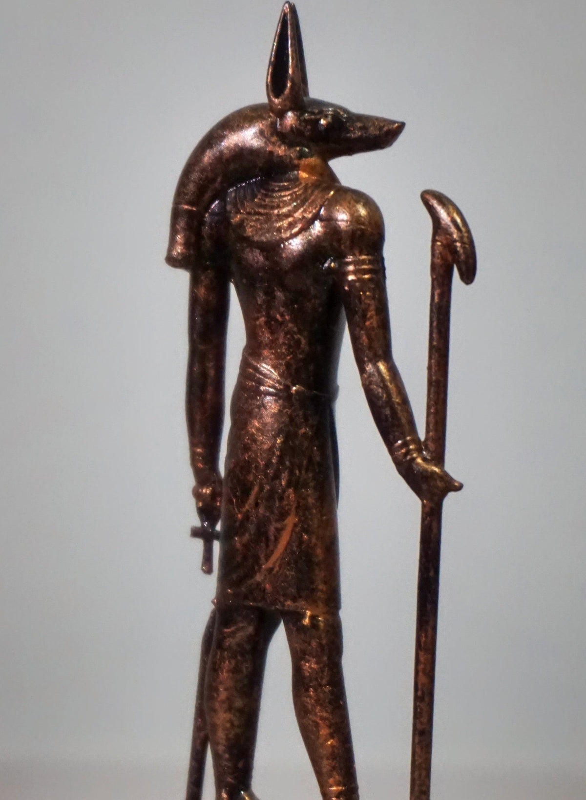 Anubis Statue: Egyptian God of the Dead Sculpture, Jackal Deity Figurine