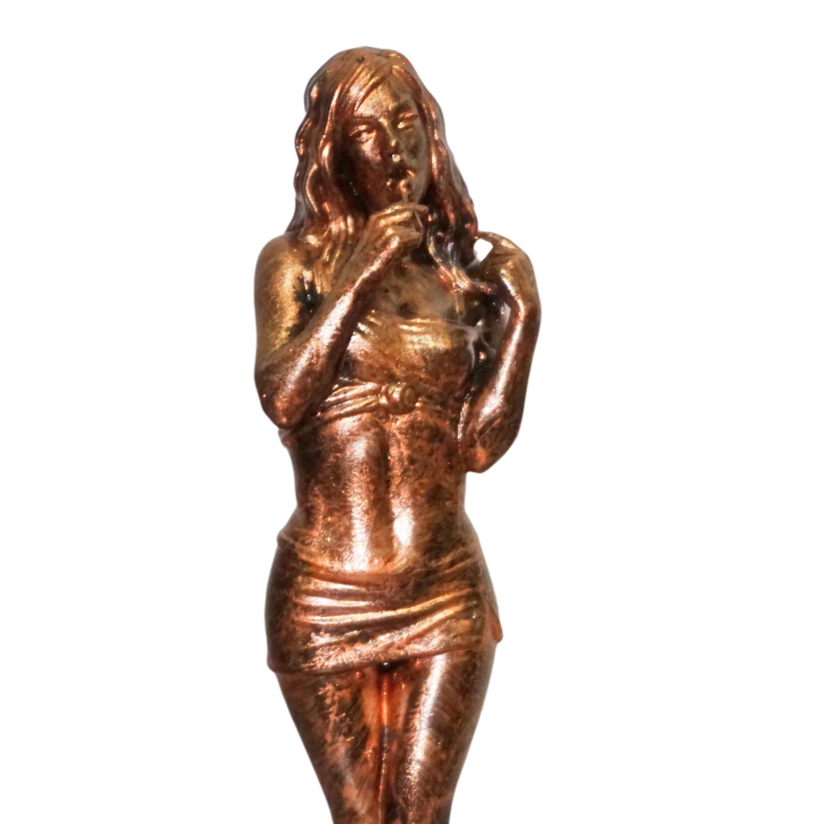 Female Gamer Figurine, Urban Cover Girl Statue, Multiple Sizes & Colors