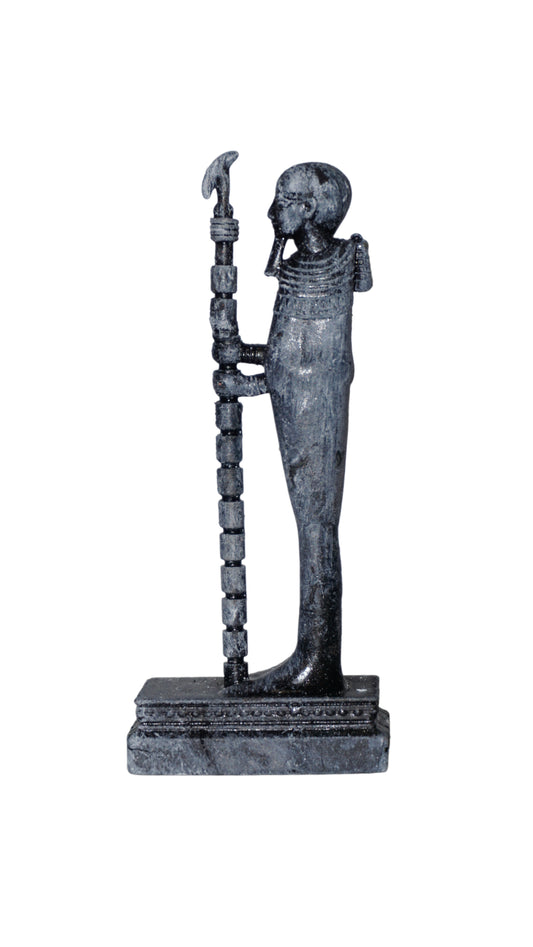 Ptah Statue | Egyptian God of Creation Sculpture | Ancient Egypt Deity Figurine | Egyptian Mythology Decor | Multiple Colors & Sizes