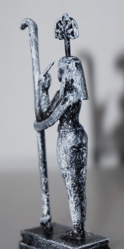 Seshat Statue | Egyptian Goddess of Wisdom & Writing Sculpture | Ancient Egypt Goddess of Knowledge, Records & Architecture | Egyptian Mythology Decor