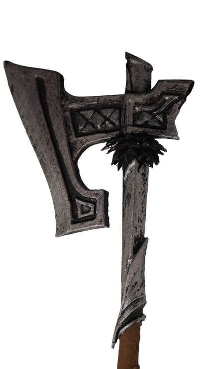 Nordic War Axe Miniature, 1:12 Scale ABS Resin Tabletop Display
