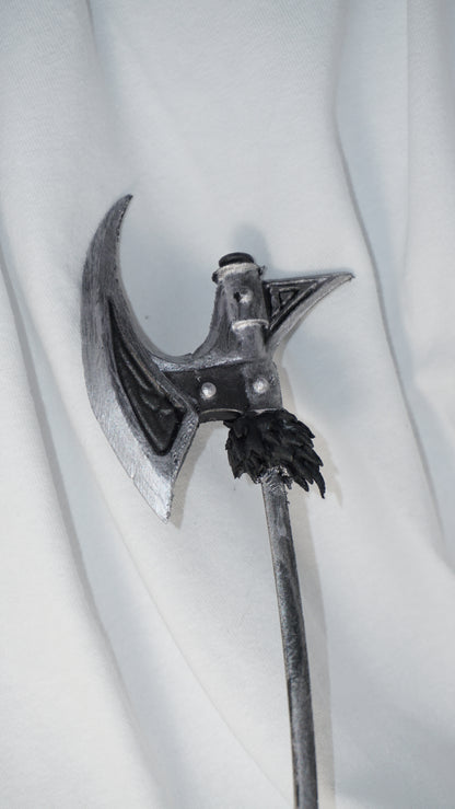 Miniature Nordic Battle Axe, 1:12 Scale ABS Resin Mini