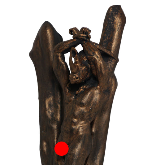 Saint Rhino Adult Mature gay Fine Art Statue