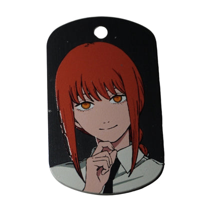 Makima Chainsaw Man Metallic Dog Tag
