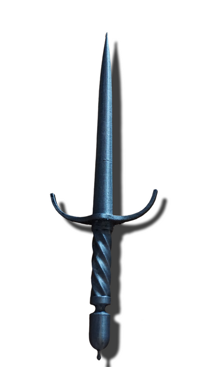 Mini Parrying Dagger Miniature, ABS Resin, Display or Tabletop Game Prop