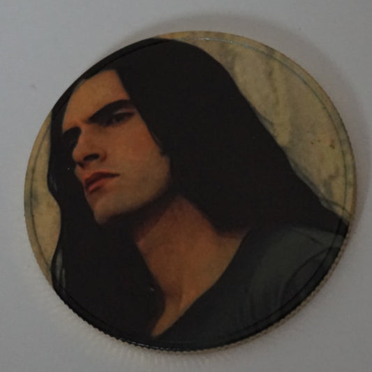 Peter Steele Full Color Collectible Coin | Gothic Metal Music Coin | Type O Negative Inspired Memorabilia | Musician Tribute Collectible