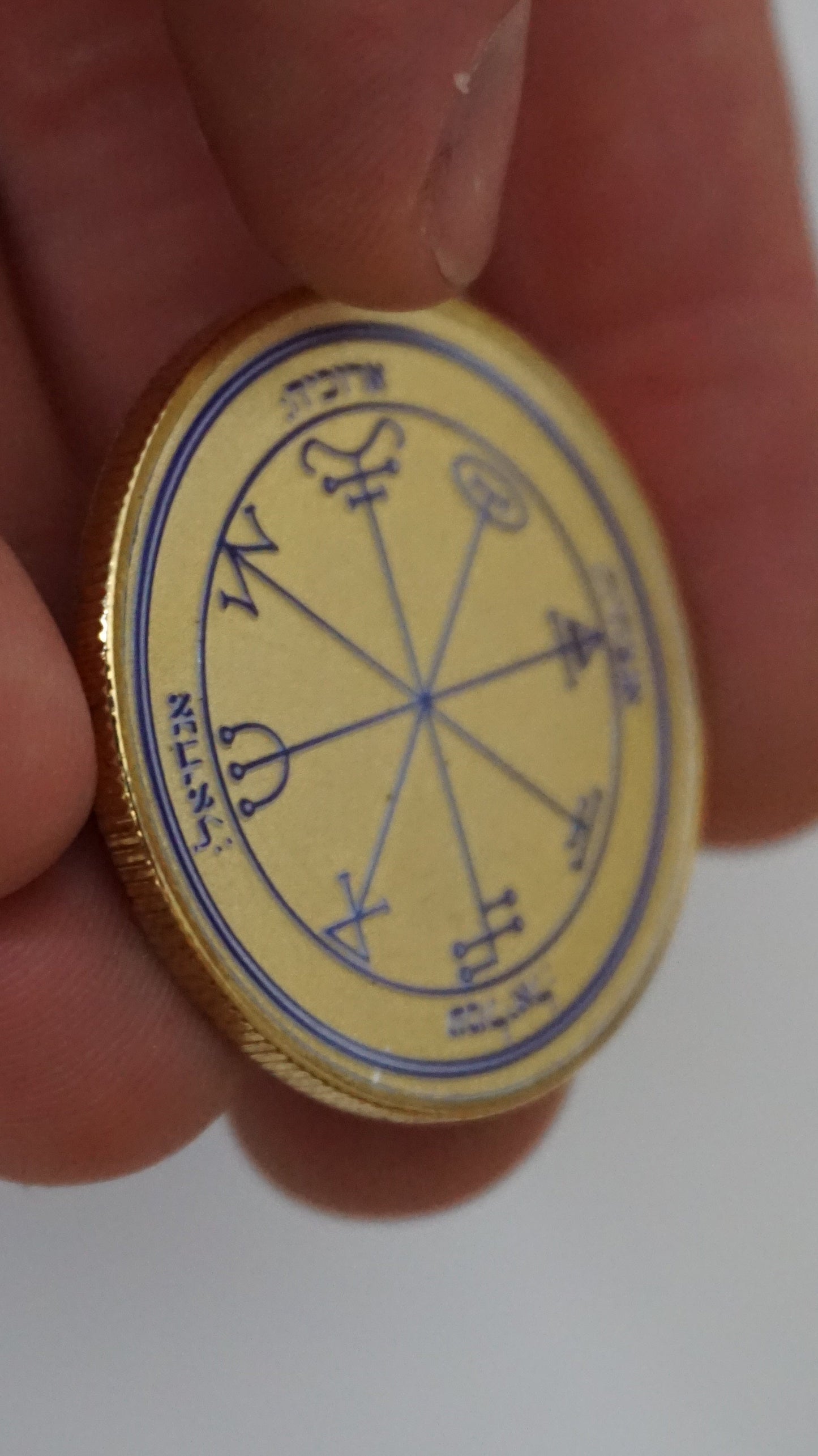Custom Engraved Brass Coin Photos and text
