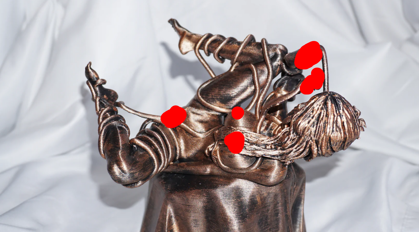 Tentacles erotic art sculpture and figurine