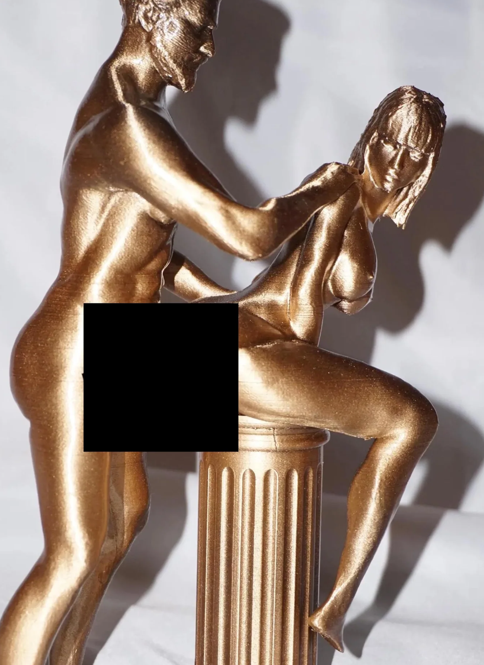 Sensual Harmony Art piece erotic sculpture