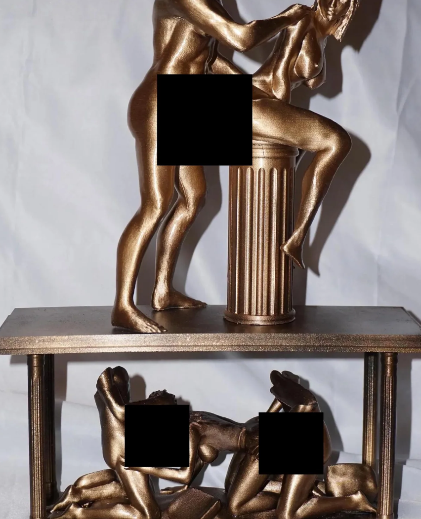Sensual Harmony Art piece erotic sculpture