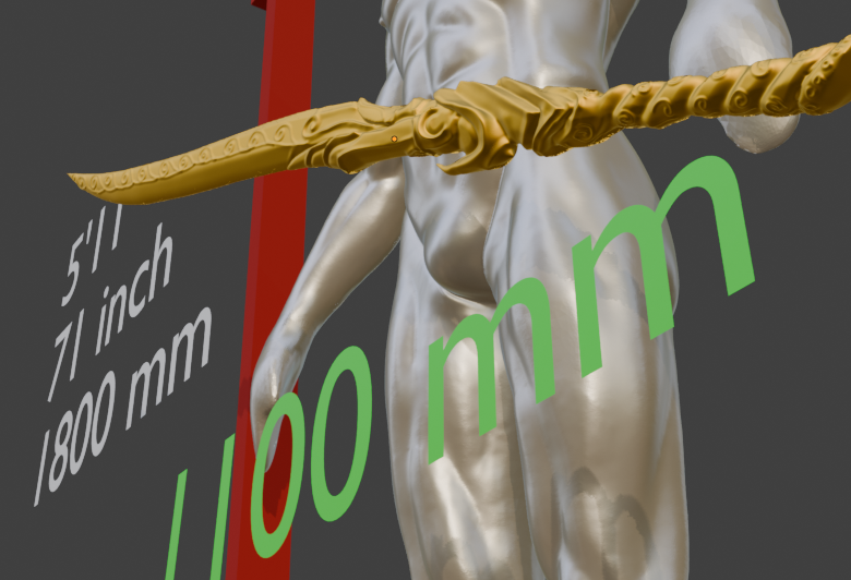 Ebony Short Sword Replica