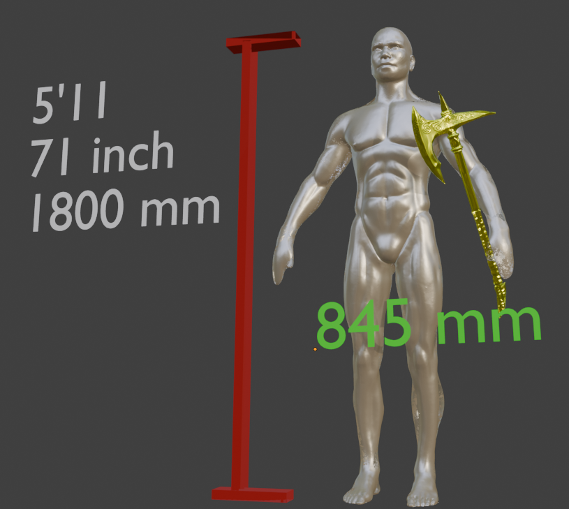 Ebony War Axe Replica