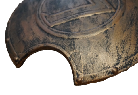 Bronze spartan shield Mini