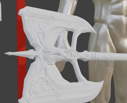 Wuuthrad Non functional Durable Plastic Replica Cosplay Piece