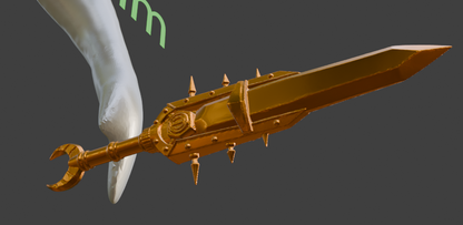 Keening Dagger Non functional Durable Plastic Replica Cosplay Piece
