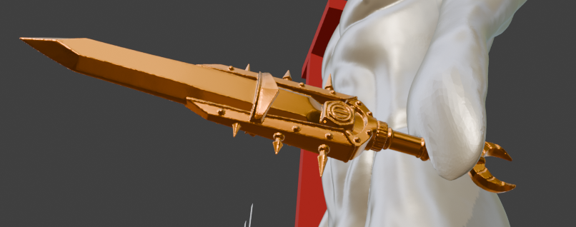 Keening Dagger Non functional Durable Plastic Replica Cosplay Piece