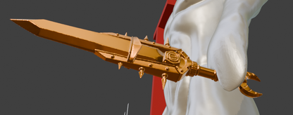 Miniature Keening Dagger, ABS Resin Miniature, Display or Game Piece