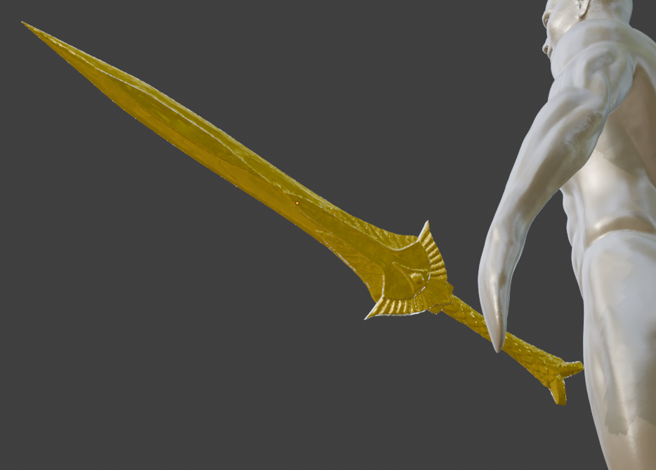 Elven Short Sword Non functional Durable Plastic Replica Cosplay Piece