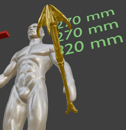 Elven Mace Non functional Durable Plastic Replica Cosplay Piece