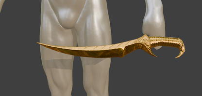 Blade of Woe Replica, Mini Miniature Format, ABS Resin