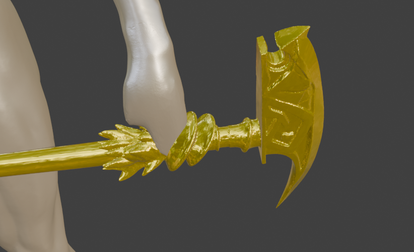 Miniature Nordic Mace, Great Miniature Format, 1:2 to 1:16 Scales
