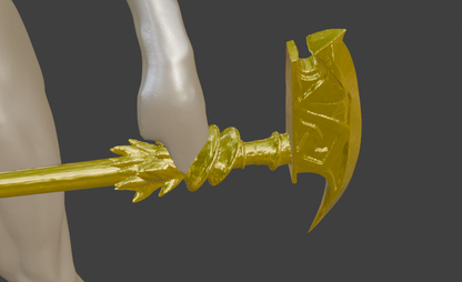 Miniature Nordic Mace, Great Miniature Format, 1:2 to 1:16 Scales