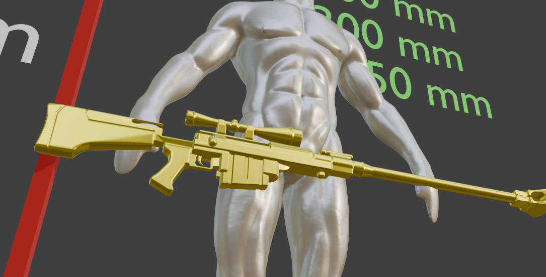 REPLICA Anti Materiel Sniper Rifle From Realistic Size  | Fallout New Vegas