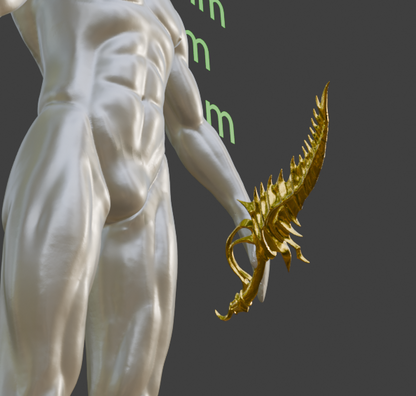 Reduvia Non functional Durable Plastic Replica Cosplay Piece
