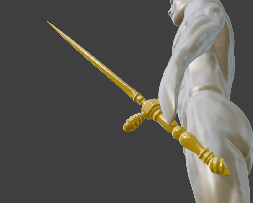 Misericorde Dagger Replica, Mini Miniature Format