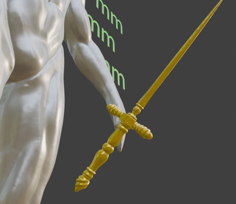 Misericorde Dagger Replica, Mini Miniature Format