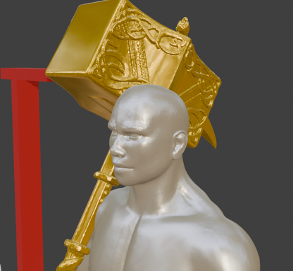 The Battle Hammer Non functional Durable Plastic Replica Cosplay Piece