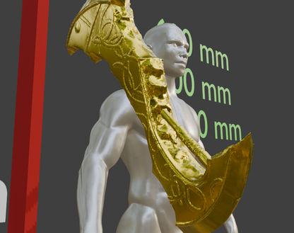 Beastman Cleaver Miniature, Mini Format, ABS Resin, Tabletop Display